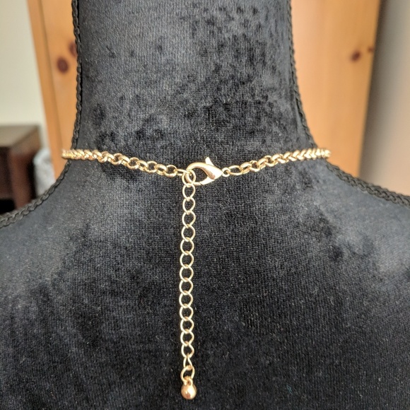 Teal Teardrop Necklace - NEW!! - Picture 2 of 2